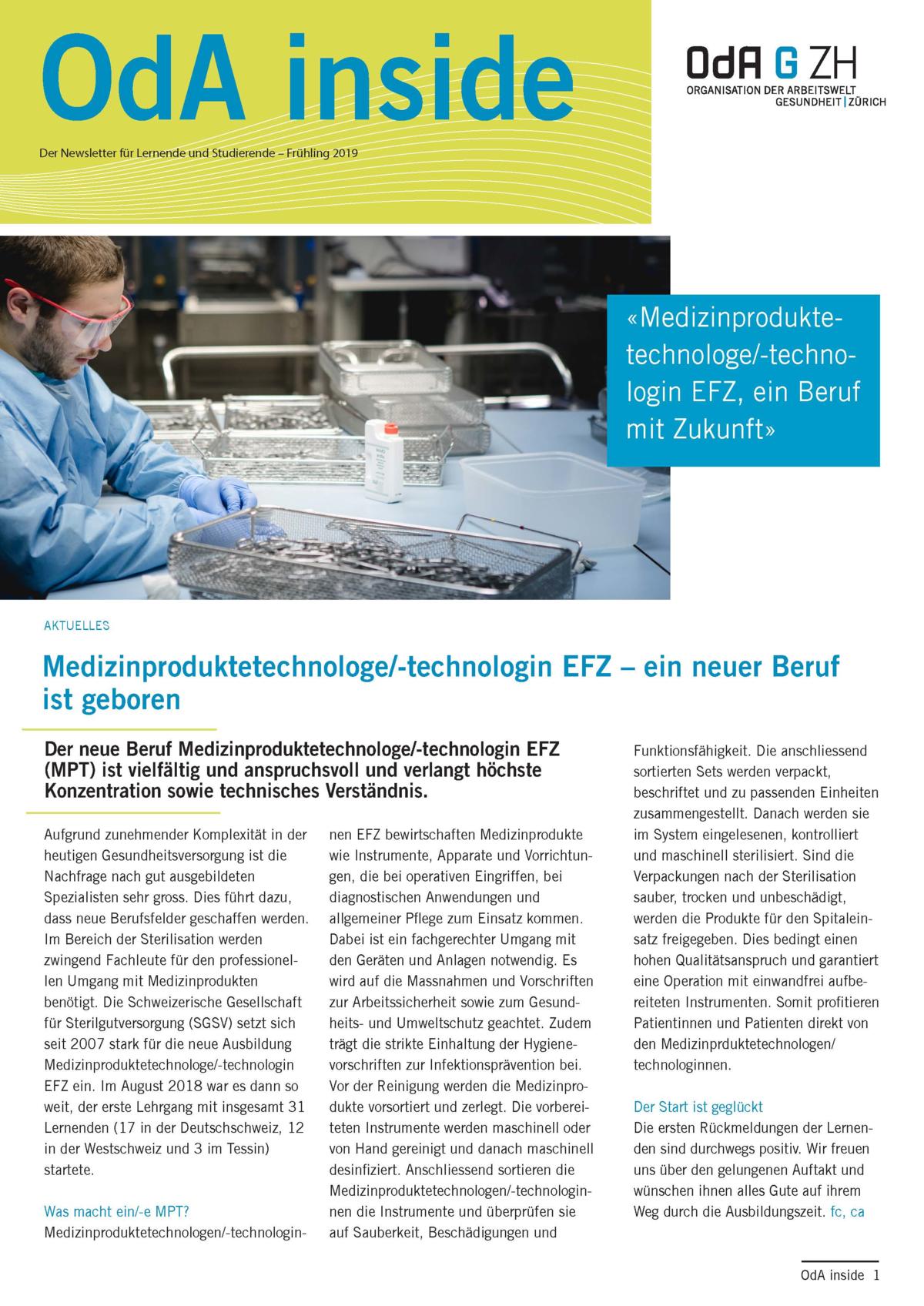 Titelblatt OdA Inside 8_Seite_1